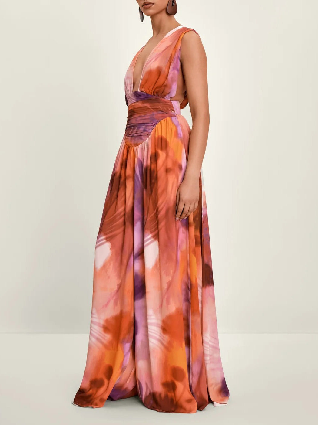 Nitiwa printed flared jumpsuit - Dandi Print