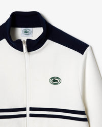 Veste de sport en piqué - Farine/Marine
