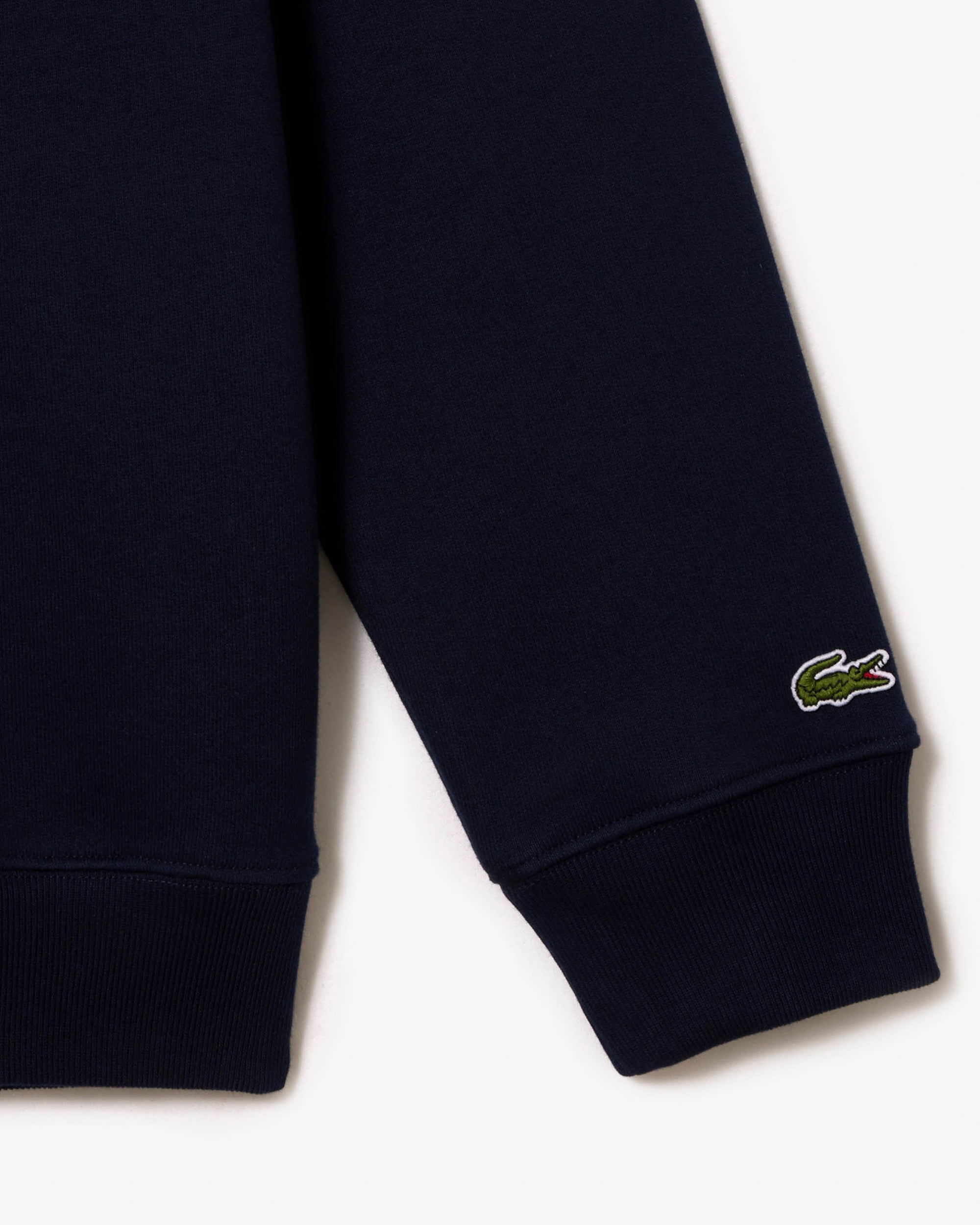 Pull à col rond avec logo ovale brodé - Bleu marine