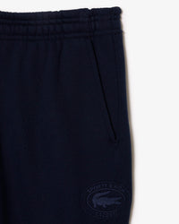 Pantalon de survêtement avec logo ovale brodé - Marine