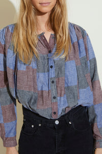 Blouse Cigar à carreaux - Patchwork