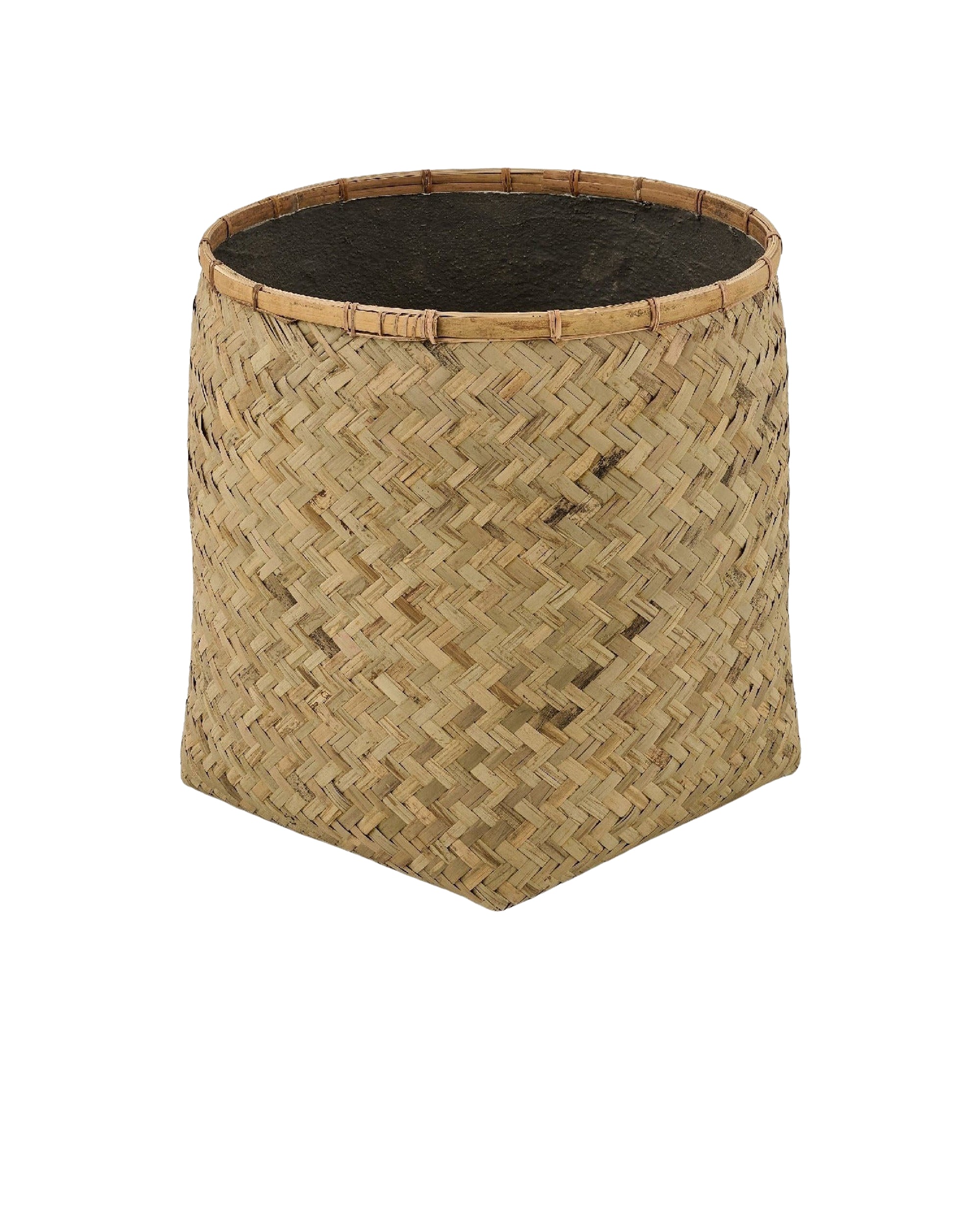 Cache-pot Tizio M en bambou - Natural
