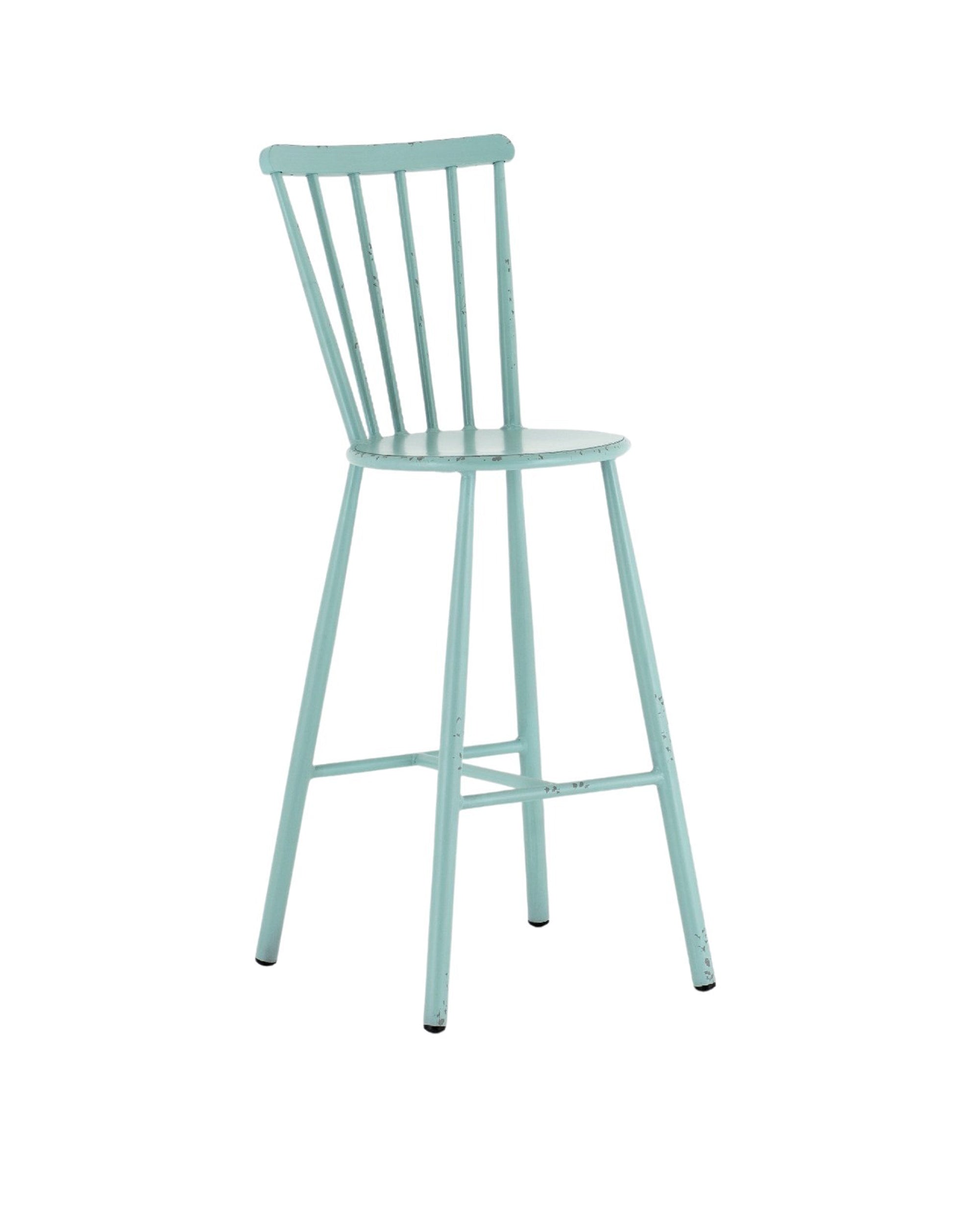 TABOURET DE BAR CLAIRE RETRO BLUE