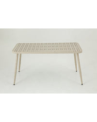 TABLE CLAIRE RETRO WHITE 150X75