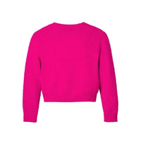 Cardigan Pilled en laine - Hot Pink