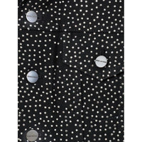 Veste boutonnée à strass - Black