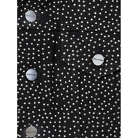 Veste boutonnée à strass - Black