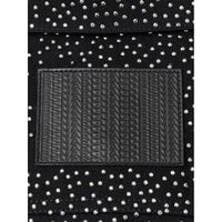 Veste boutonnée à strass - Black