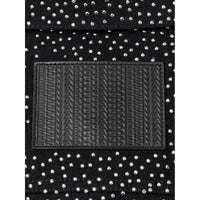 Veste boutonnée à strass - Black