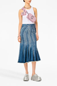 PAS INFO   Sac Snapshot en cuir - Bubblegum