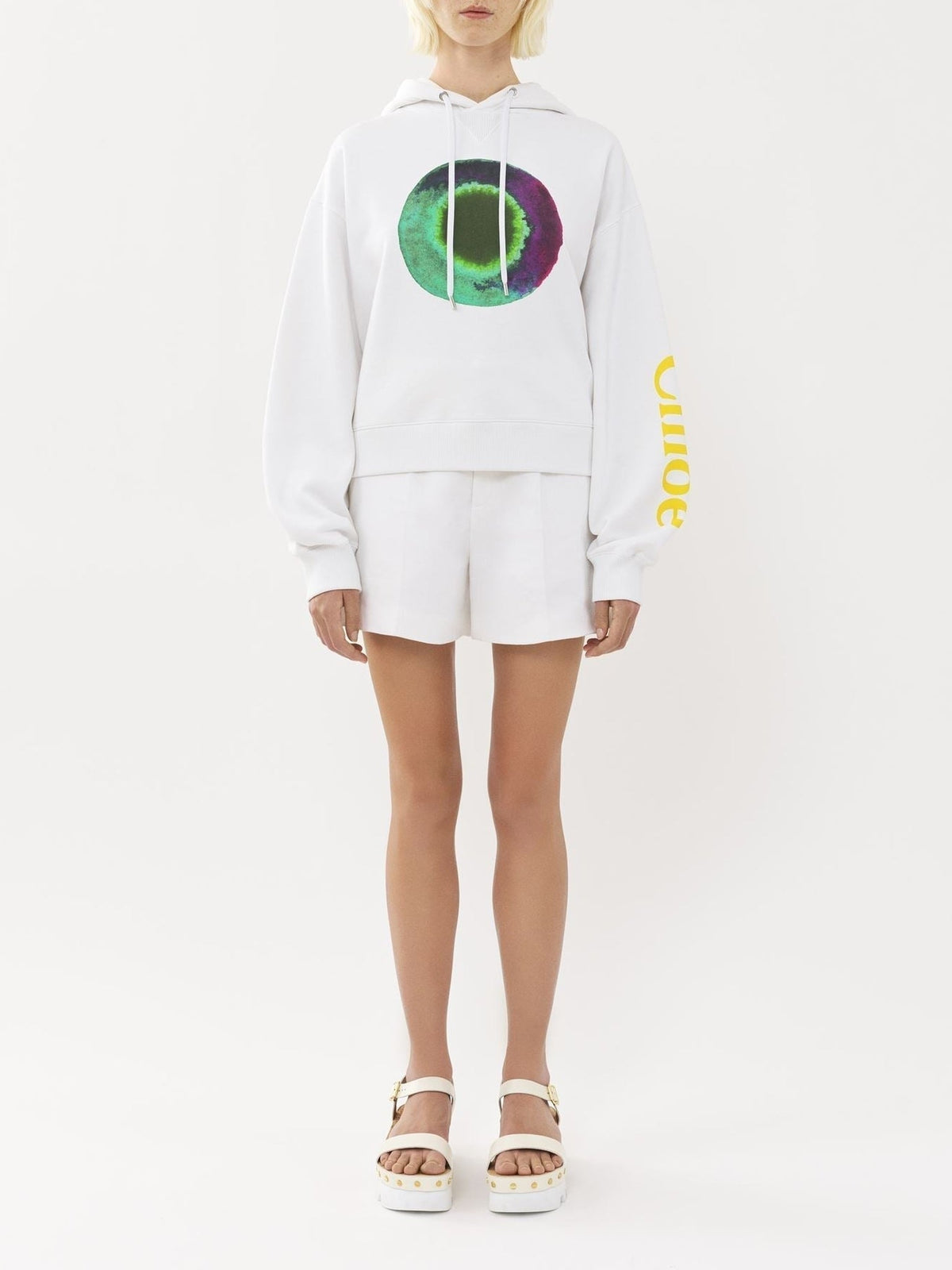 BASEPLUS_White & Green TOP - White & Green