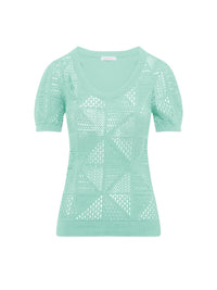 BASEPLUS_Afterglow Green TOP - Afterglow Green
