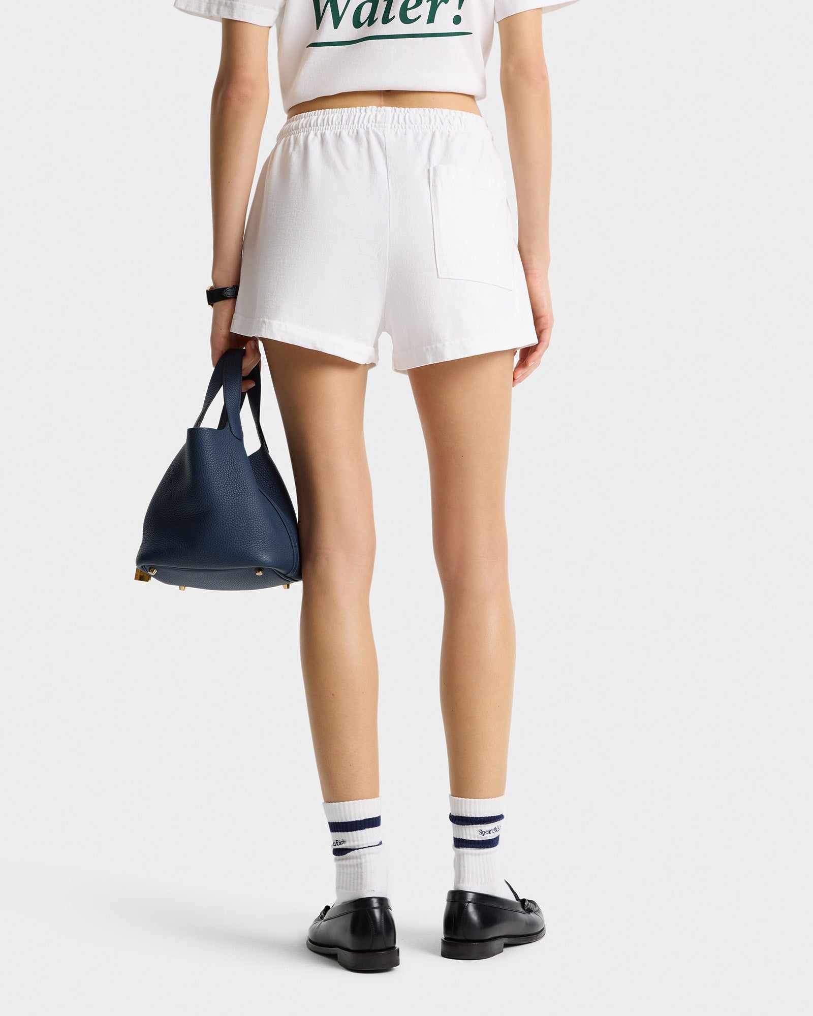 Short Script avec logo - White