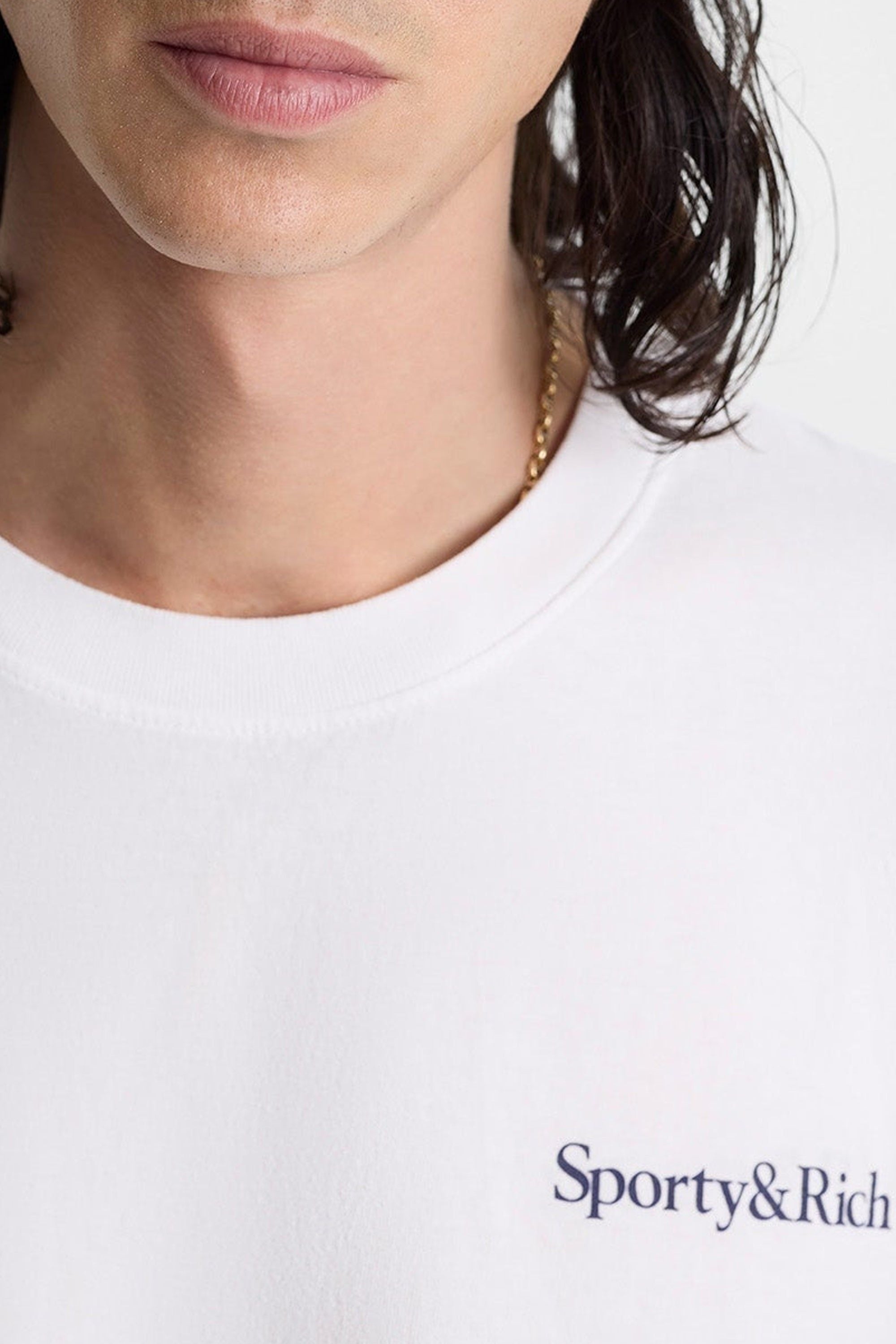 T-shirt Health Is Weal à impression - White