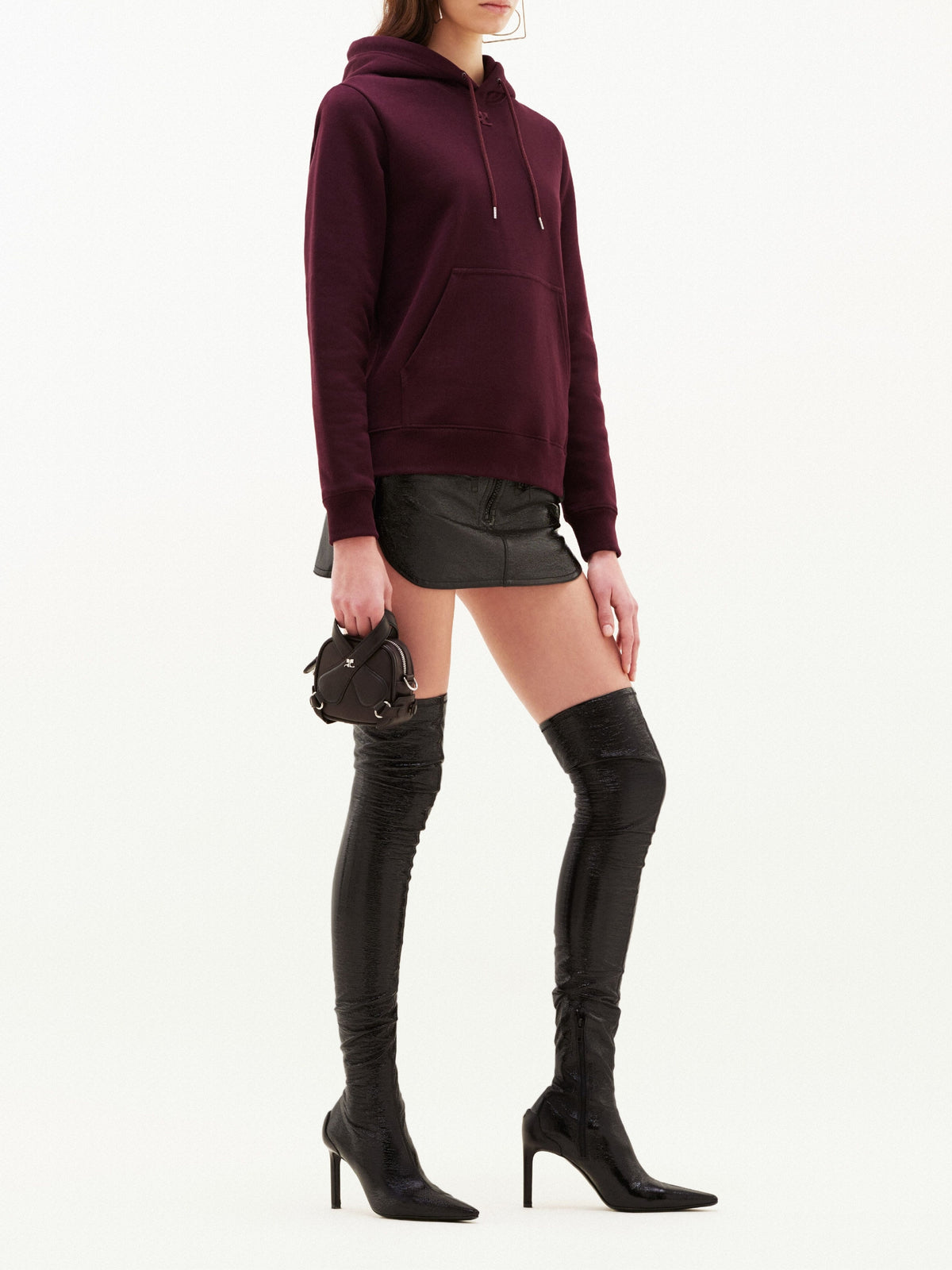 Sweatshirt à capuche - Burgundy