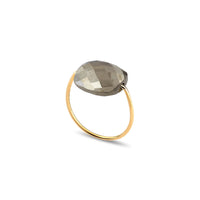 Bague Friandise en or jaune & Pyrite - Métal Doré