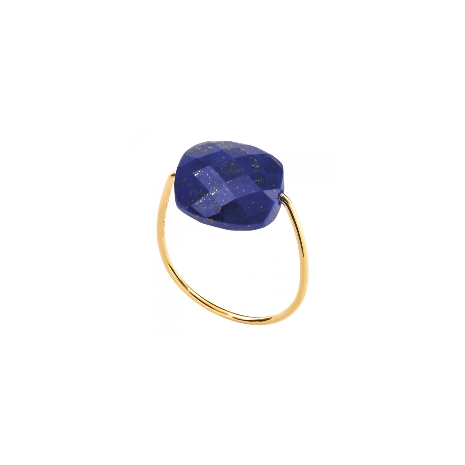 Bague Friandise en or jaune & Lapis Lazuli - Bleu Foncé