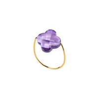 Bague Friandise en or jaune & Améthyste - Violet