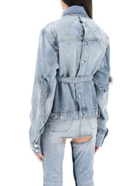 BLOUSON BI-STYLING LIGHT BLUE DEN