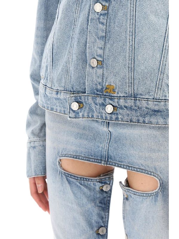 8pcs RELIQUAT 150€ / Blouson bi-styling - Light blue wash