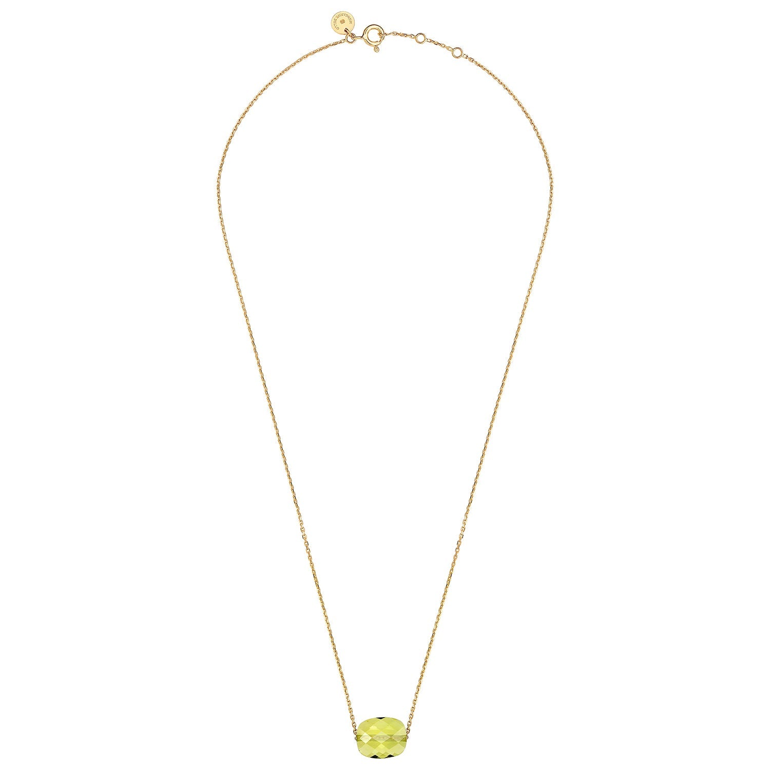 Yellow Gold & Quartz Friandise Necklace - Yellow