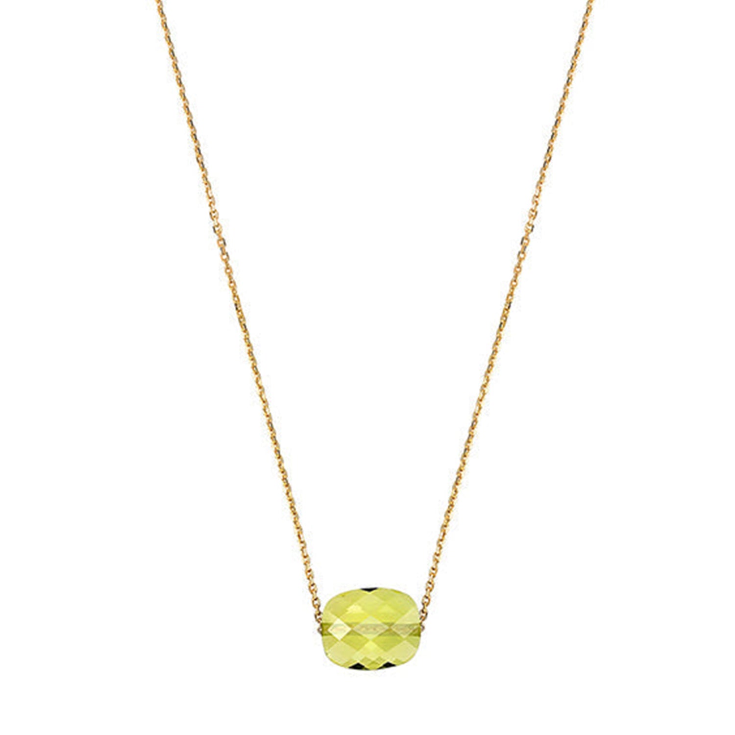 Yellow Gold & Quartz Friandise Necklace - Yellow