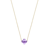 Collier Friandise en or jaune & Améthyste - Violet