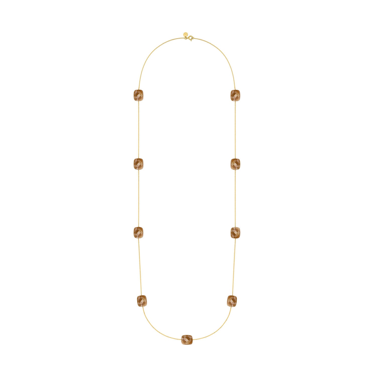 Friandise necklace in yellow gold & Sunstone - Gold