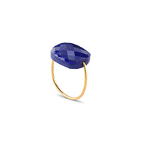 Bague Friandise en or jaune & Lapis Lazuli - Bleu Foncé