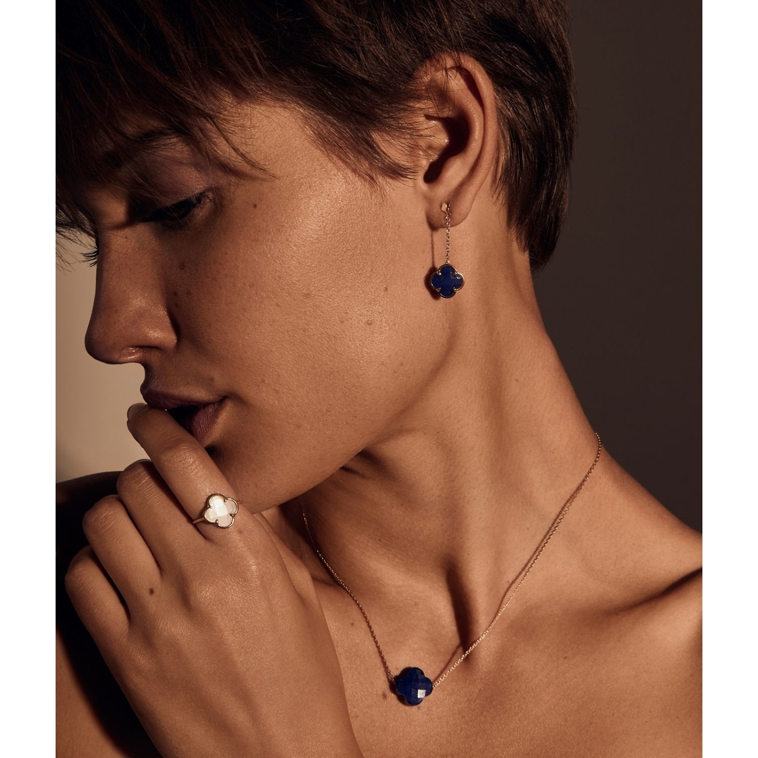 Collier Friandise en or jaune & Améthyste - Violet