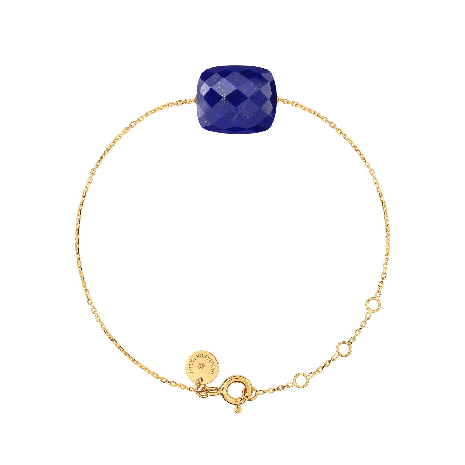 Bracelet Friandise en or jaune & Lapis Lazuli - Bleu Foncé