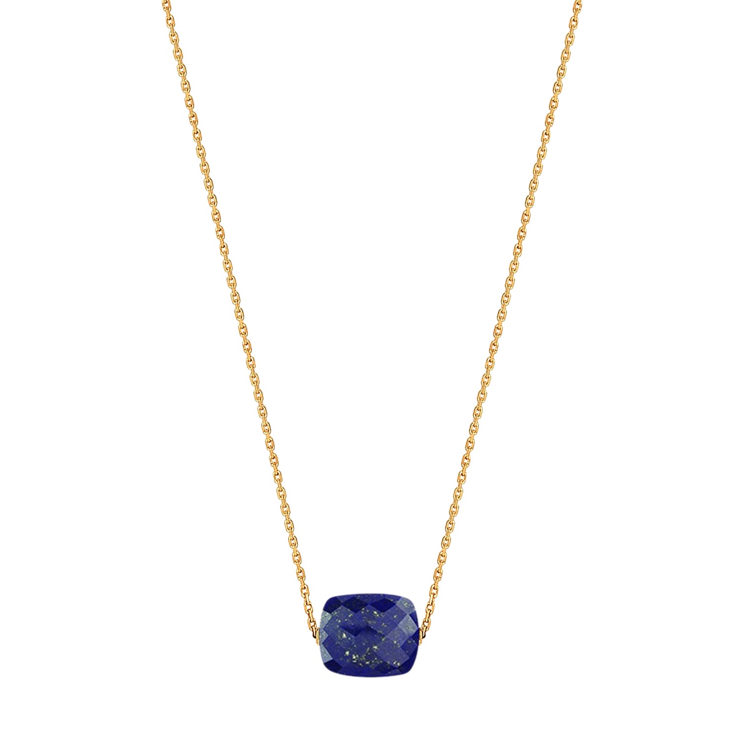 Friandise necklace in yellow gold & Lapis Lazuli - Blue