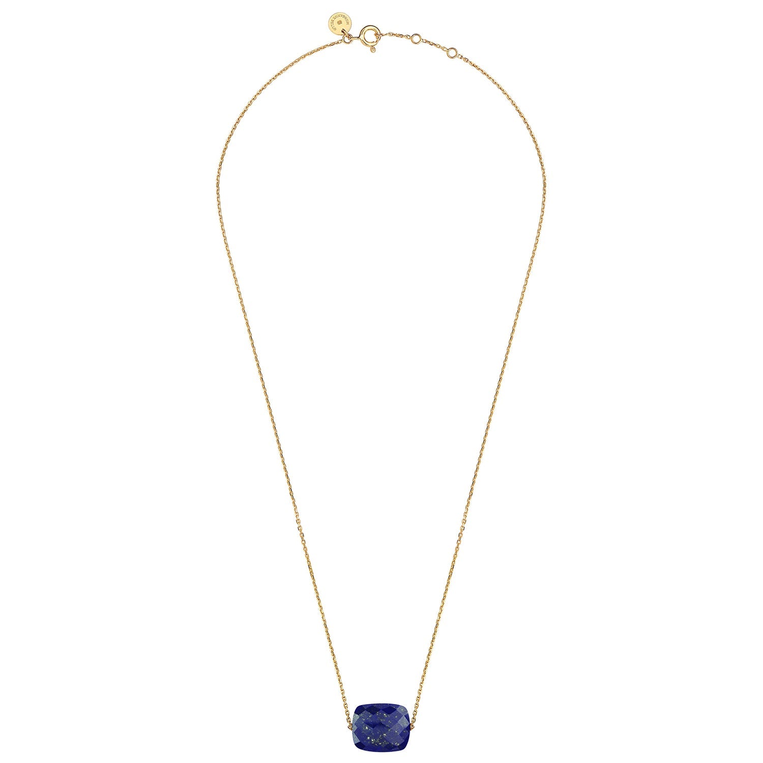 Collier Friandise en or jaune & Lapis Lazuli - Bleu Foncé