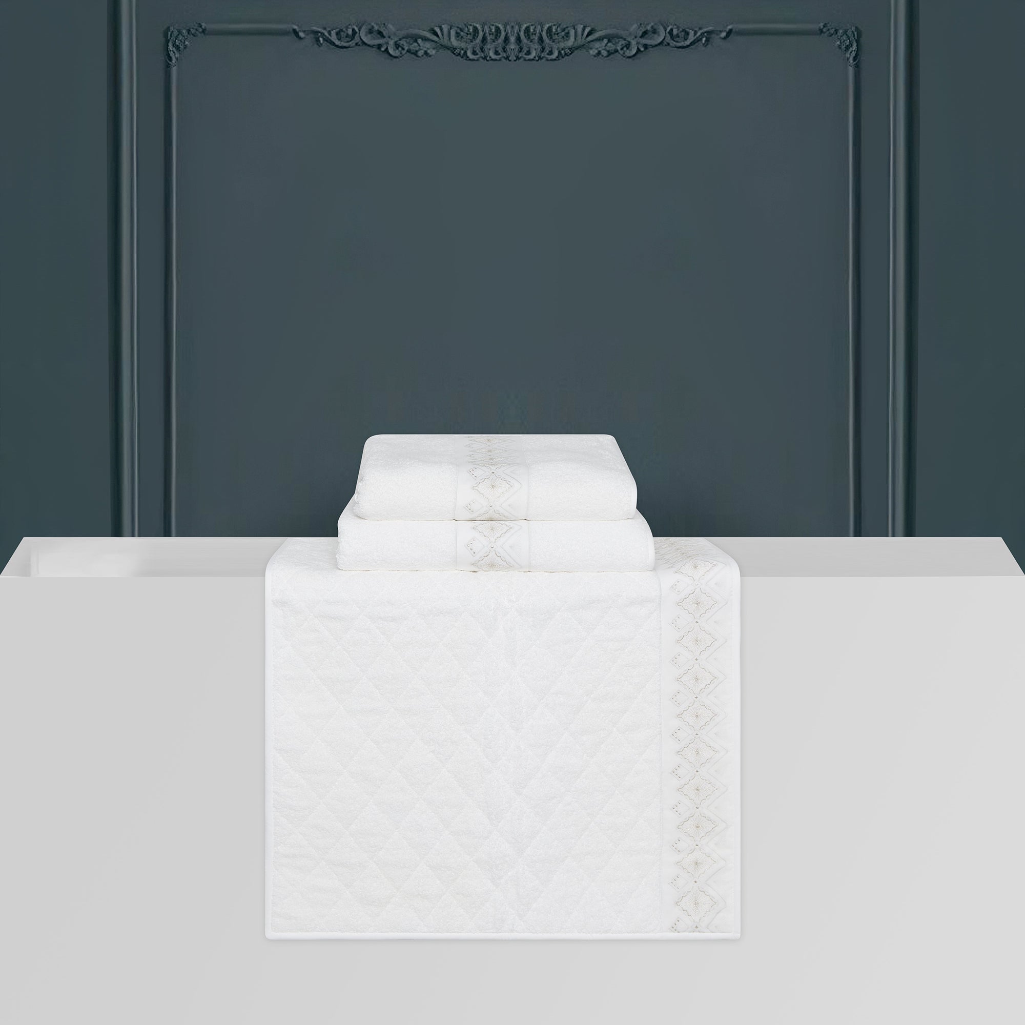 Bath universe Bohème - Pearl Grey & Silver