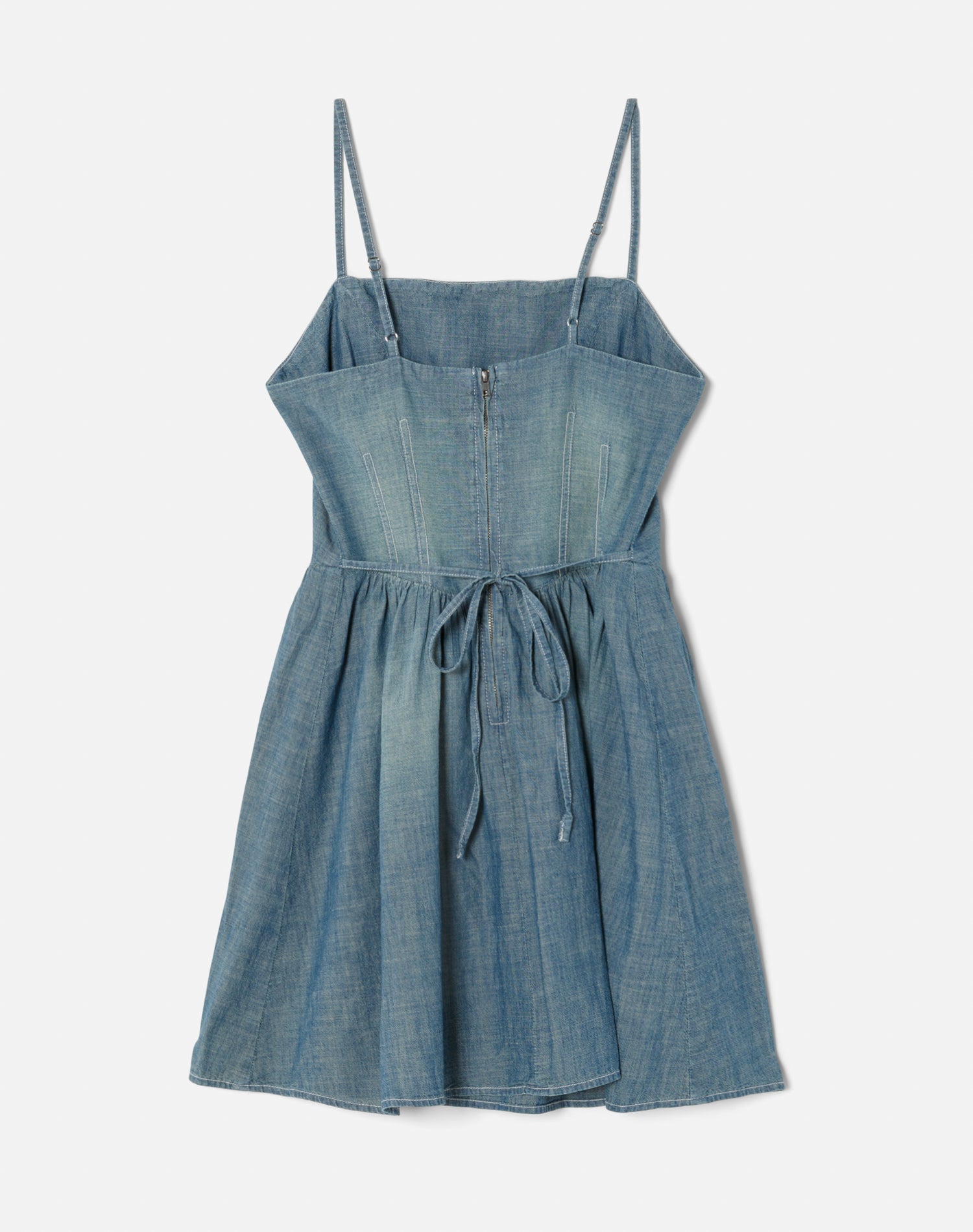Robe froncée en chambray - Paradise Cove