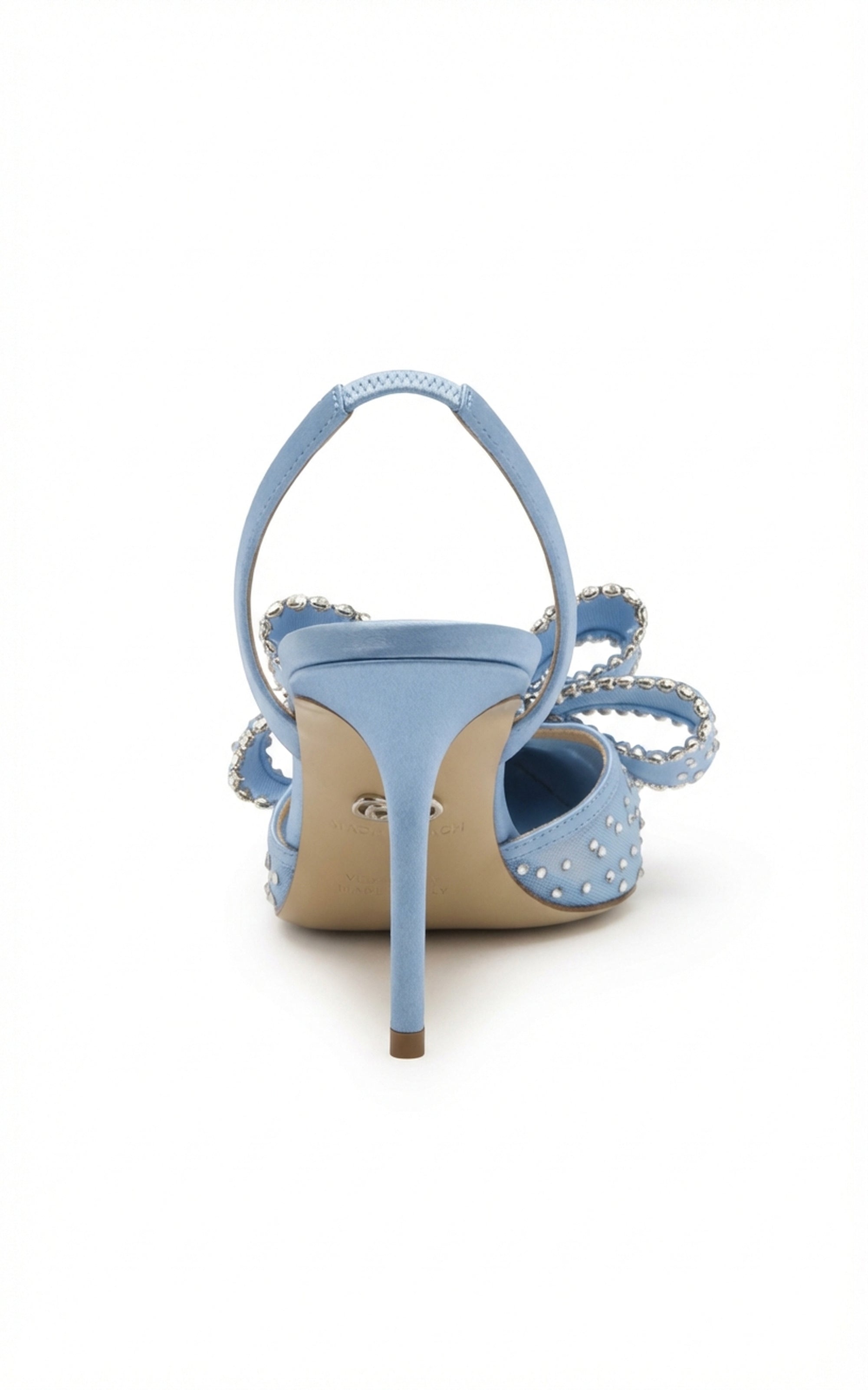 Le Cadeau 85 rhinestone slingback - Sky Blue