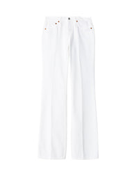 Jean flare Loose Boot - White