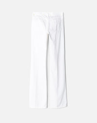 Jean flare Loose Boot - White