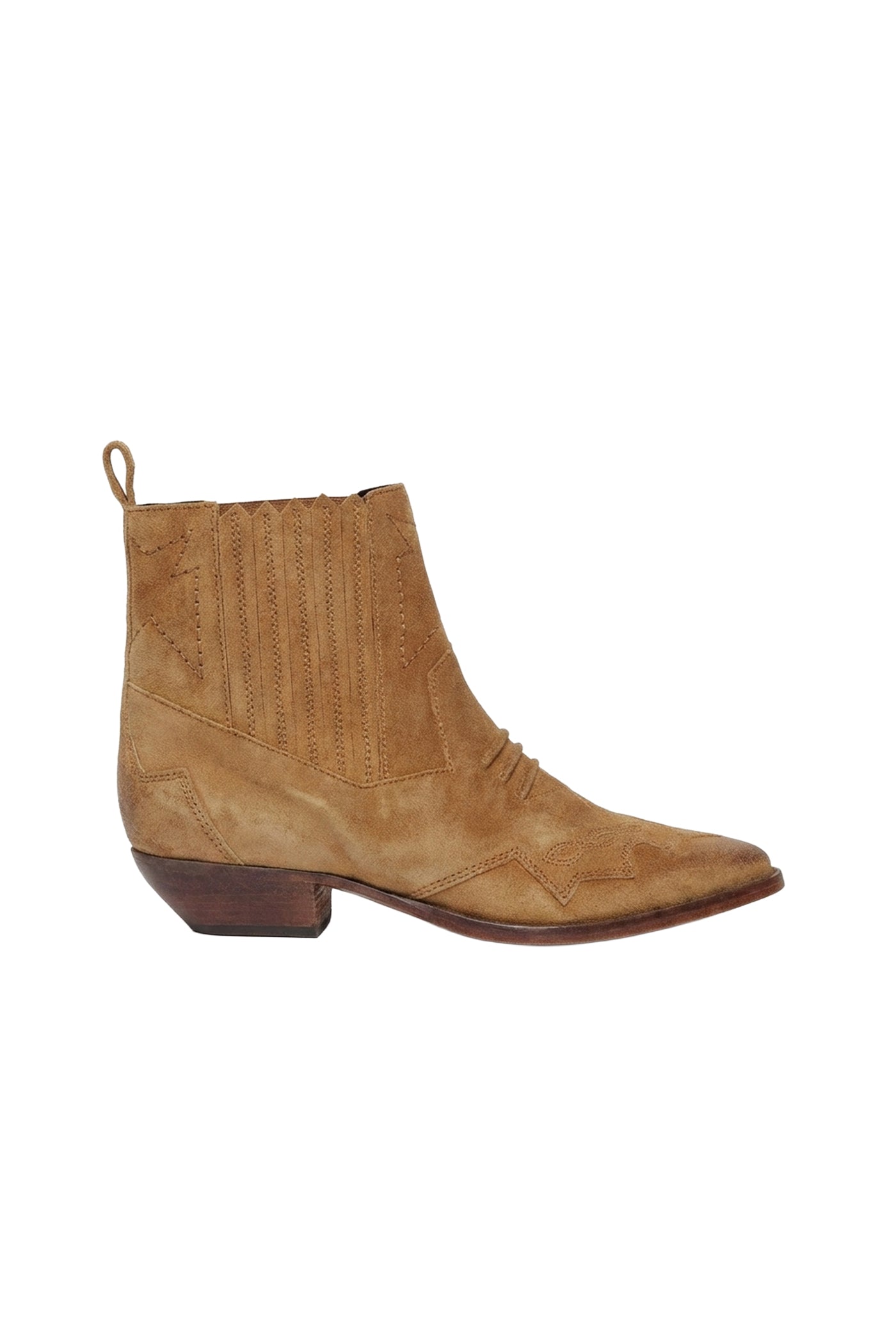 Bottes Tucson en cuir - Beige