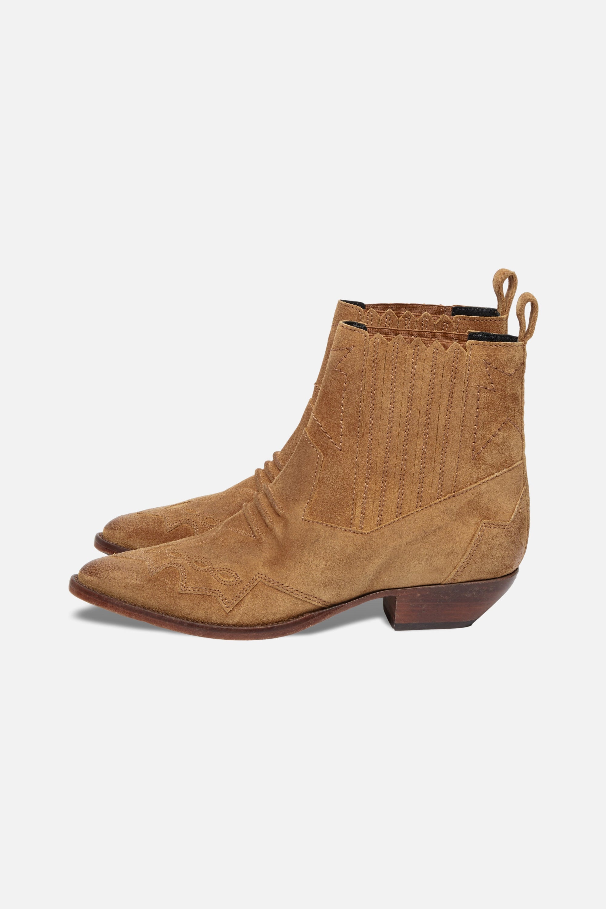 Bottes Tucson en cuir - Beige