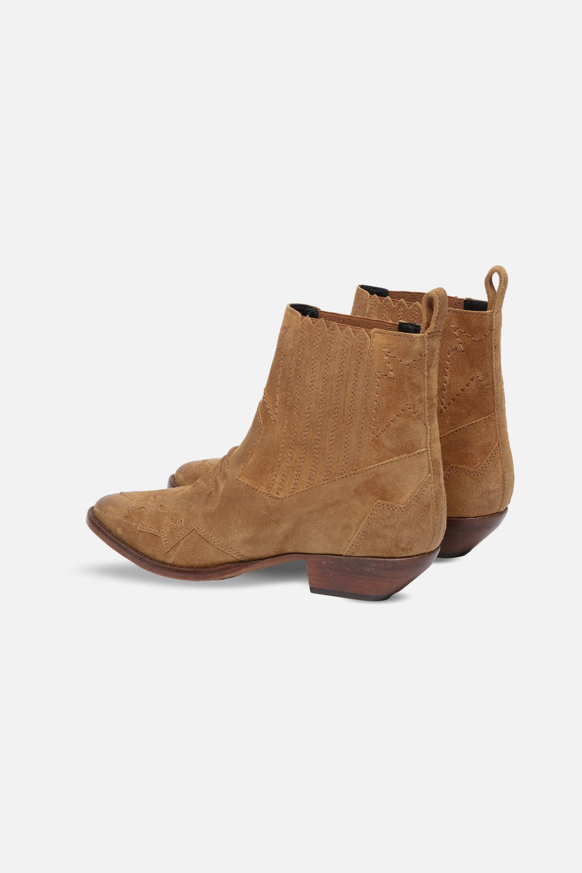 Bottes Tucson en cuir - Beige