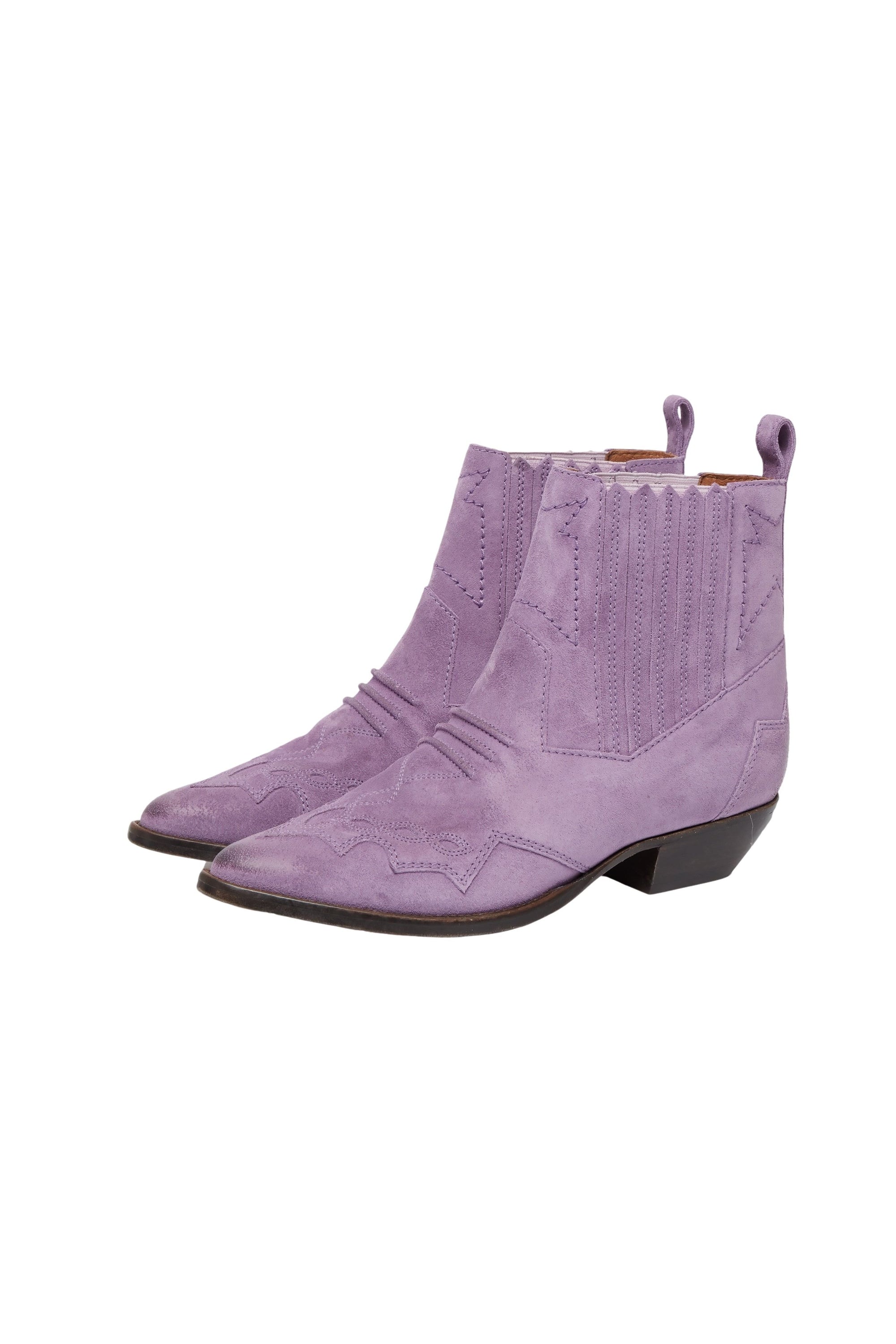 Bottes Tucson en cuir - Lilas