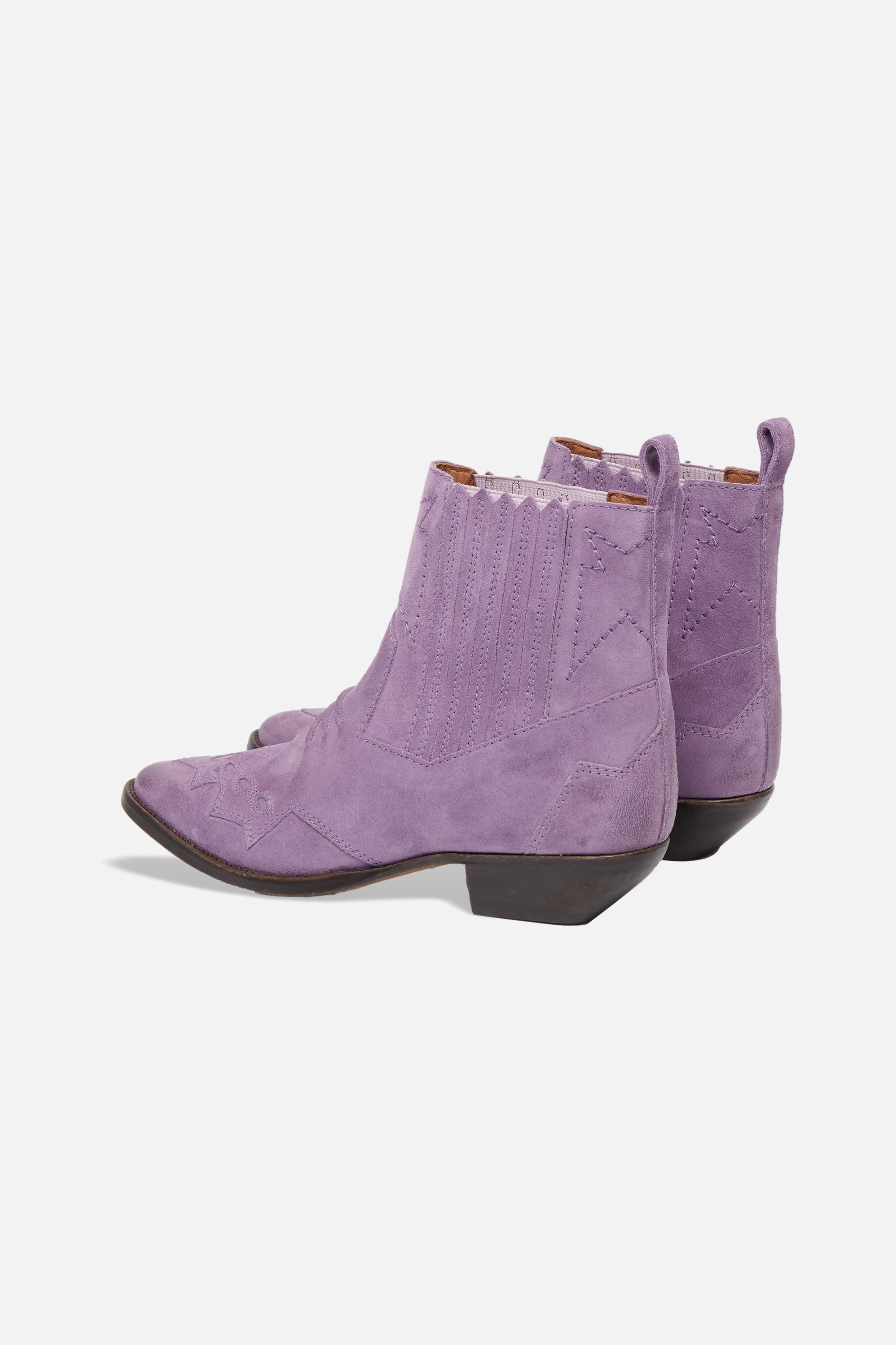 Bottes Tucson en cuir - Lilas