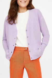 Gilet Chad classique en laine - Lilas