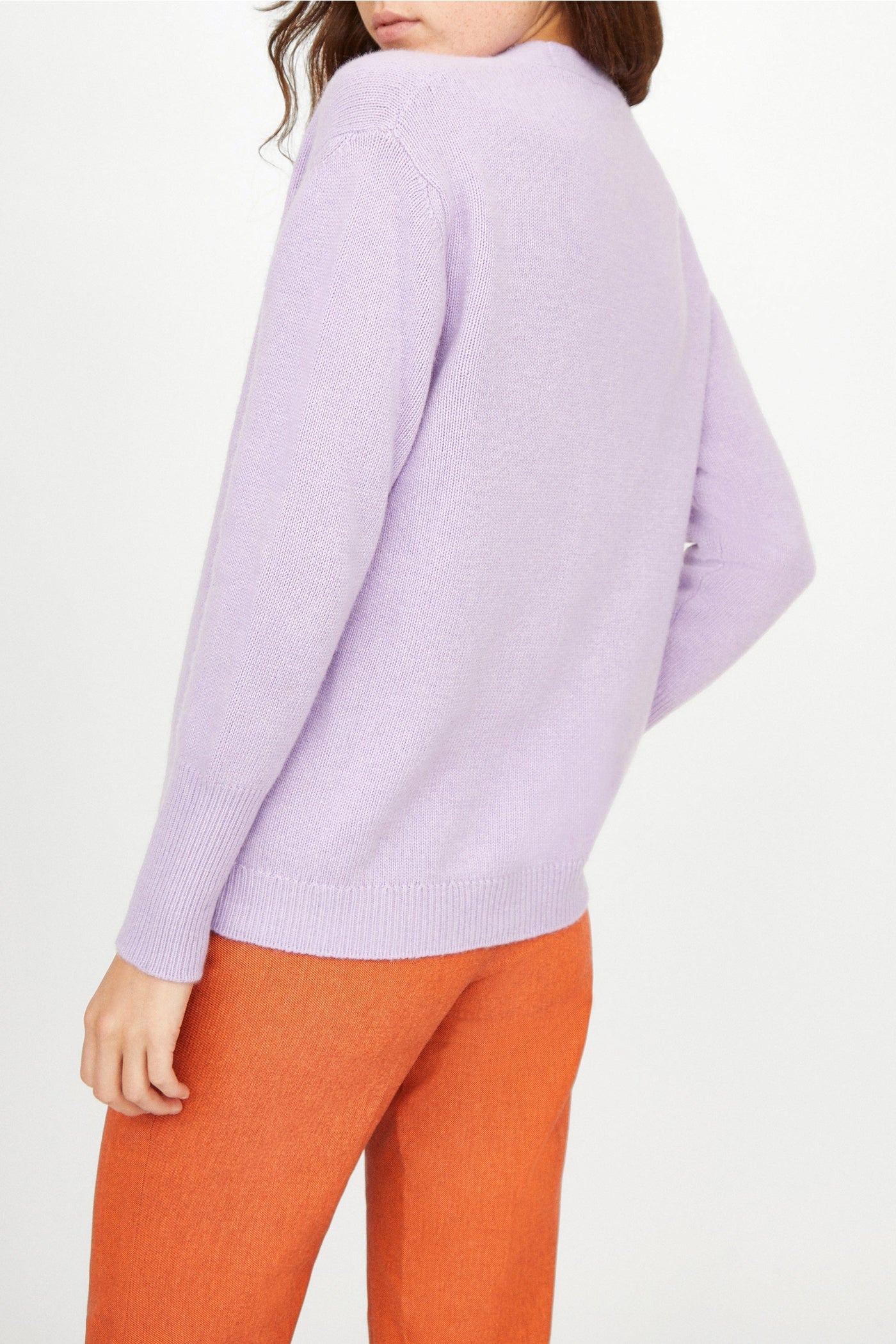 Gilet Chad classique en laine - Lilas