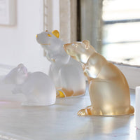 Sculpture Souris en cristal - Incolore