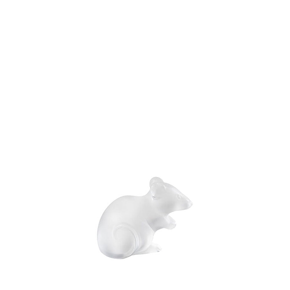 Sculpture Souris en cristal - Incolore