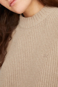 Simon classic wool jumper - Beige