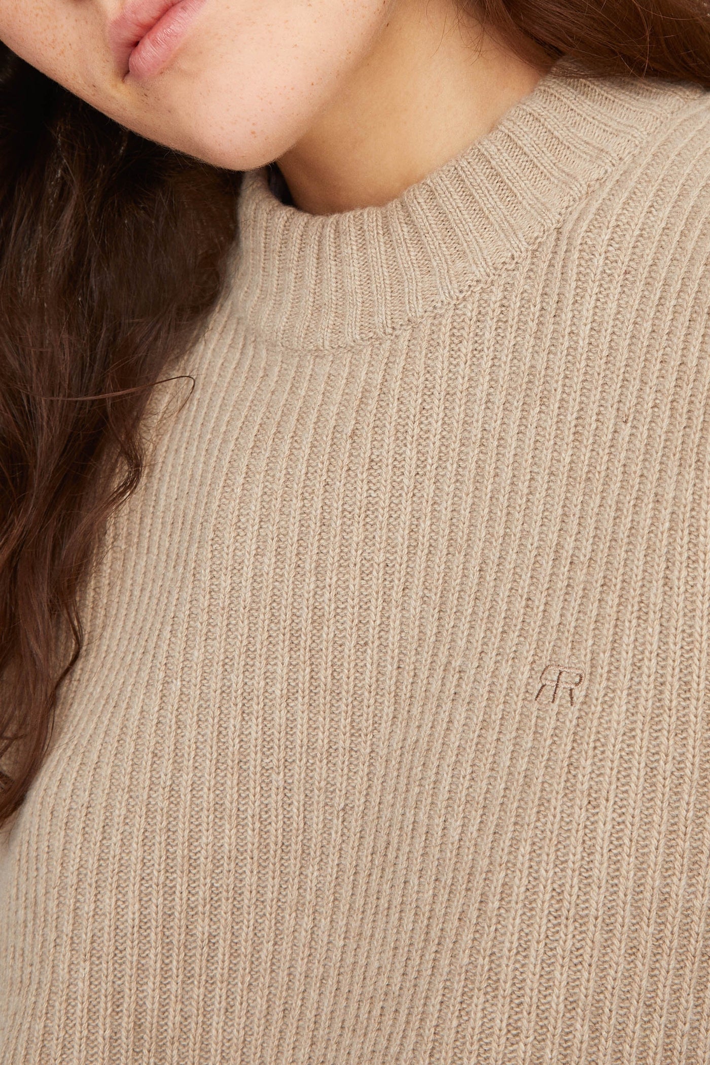 Simon classic wool jumper - Beige