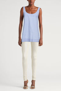 Débardeur oversize rayé - Stripe Blue & Yellow